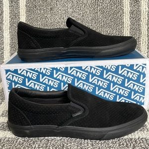 Vans Classic Slip-On V Perf Suede Black MENS